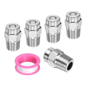 uxcell 5 \ʐ`bv 50x 1/4" N P T IX 2.5ItBX 4000 PSI XeXX`[ ˂ݎ @pXv[mY SC قp