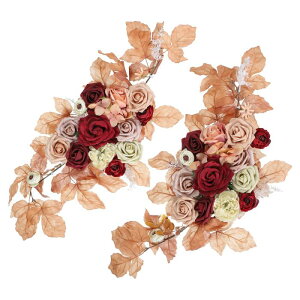 PATIKIL �E�F�f�B���O�A�[�`�t�����[�A2�̐l�H�V���N�t�F�C�N���[�Y�t�����[�X���b�O�A���[�t�t���E�F���J���T�C���Z�����j�[���Z�v�V�����p�[�e�B�[�����p�A�g�E�j�[�ƃu ���E��