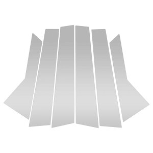 VekAuto Cadillac�ɑΉ�SRX 2010-2015�p6�Z�b�g�̃V���o�[�g�[���̃t�����g���A���E�h�A�s���[�E�B���h�E�g�����A���`�X�N���b�`�X�e�b�J�[�s���[�|�X�g�h�A�A�E�^�[�G�N�X�e���A�J�o�[