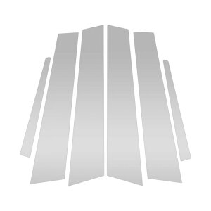 VekAuto Cadillac�ɑΉ�ATS 2013-2015�p6�Z�b�g�̃V���o�[�g�[���̃t�����g���A���E�h�A�s���[�E�B���h�E�g�����A���`�X�N���b�`�X�e�b�J�[�s���[�|�X�g�h�A�A�E�^�[�G�N�X�e���A�J�o�[