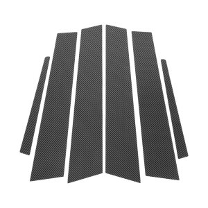 VekAuto Cadillac�ɑΉ�ATS 2013-2015�p6����h�A�s���[�E�B���h�E�g���� �J�[�{���t�@�C�o�[�p�^�[���u���b�N �t�����g���A���E �A���`�X�N���b�`�X�e�b�J�[�s���[�|�X�g�J�o�[