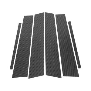VekAuto Cadillac�ɑΉ�CT5 2020-2023�p6����h�A�s���[�E�B���h�E�g���� �J�[�{���t�@�C�o�[�p�^�[���u���b�N �t�����g���A���E �A���`�X�N���b�`�X�e�b�J�[�s���[�|�X�g�J�o�[