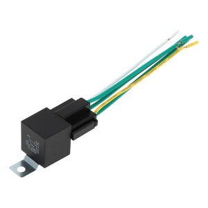 RATCHROLL 5 Pins 60V 40A 1 Pc Auto Re-lay with Metal HA-Nging Hole with Harness SoCK-Ets Waterproof Car Re-lay 