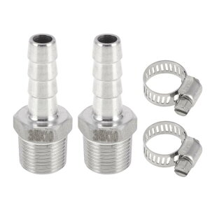 Hihaha GA[AAAKXARp̃XeX|z[Xo[upA2{̃NvAX˂kpA25/64" ODA3/8" BSP-TAVo[g[1Zbg