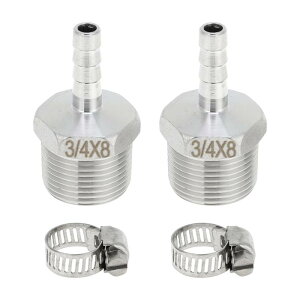 Hihaha 304XeXX`[z[Xo[utBbeBO5/16" OD 3/4" BSP-TXXbhXg[go[uRlN^[AGA[AAAKXARp1ZbgVo[g[