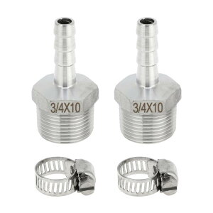 Hihaha 304XeXX`[z[Xo[utBbeBO25/64" OD 3/4" BSP-TXXbhXg[go[uRlN^[AGA[AAAKXARp1ZbgVo[g[