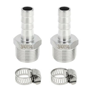 Hihaha 304XeXX`[z[Xo[utBbeBO35/64" OD 3/4" BSP-TXXbhXg[go[uRlN^[AGA[AAAKXARp1ZbgVo[g[