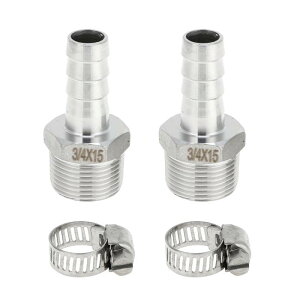 Hihaha 304XeXX`[z[Xo[utBbeBO19/32" OD 3/4" BSP-TXXbhXg[go[uRlN^[AGA[AAAKXARp1ZbgVo[g[