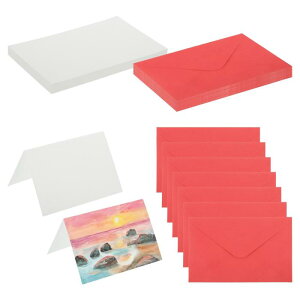 PATIKIL 4x6C`̂ȂJ[hA25̕t|XgJ[hA140lb/300 G S MAA[gyCgnIȊӃm[gA