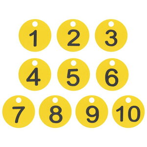 PATIKIL 1-10 ԍ^O vX`bN Eh ԍt }[LO  ID L[nO^O h~g[L[`F[{bNX WLrlbg bJ[ F 