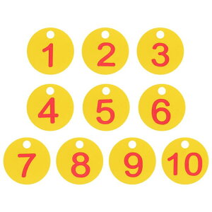 PATIKIL 1-10 ԍ^O vX`bN Eh ԍt }[LO  ID L[nO^O h~g[L[`F[{bNX WLrlbg bJ[ bh F