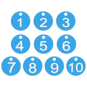 PATIKIL 1-10 ԍ^O vX`bN Eh ԍt }[LO  ID L[nO^O h~g[L[`F[{bNX WLrlbg bJ[ Cgu[ eLXg