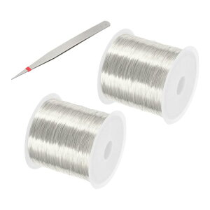 PATIKIL 26Q[W/0.4 mm 100 m ΃NtgC[ 2 r[fBOC[ƃvC[ r[fBO΃CLOpiCOuXbgANZT[K[fjO Vo[