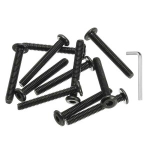 PATIKIL M6-1.0x45mm tbgwbh\PbgLbv{g˂ 10 304XeX|wbNXhCut}VXbh J[oCNDgANZT[pwbNX`t