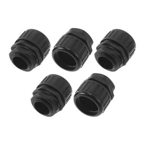 A ABSOPRO M25x1.5 �P�[�u���O�����h 28.5mm / 1.12 �x���[�Y �h�� ������W���C���g �X�g���[�g�X���[ PA6 �i�C���� �u���b�N 5��