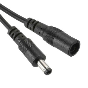 uxcell 2 6.56tB[g  DC dP[u 5.5mm x 2.1mm dA_v^[P[u 12V XIX IP J CCTV LED j^[  