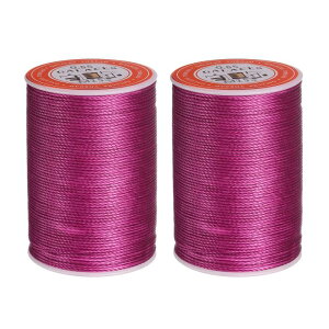 uxcell �ۂ����U�[�D�����b�N�X�� 85m / 93���[�h �|���G�X�e�����b�N�X�X�g�����O 0.65mm ���b�N�X�X�e�b�`�R�[�h ���U�[�N���t�g �u�b�N�o�C���f�B���O �u���X���b�g�҂� �v�������b�h 2��
