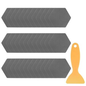 uxcell 36�� ����~�߃o�X�^�u�X�e�b�J�[�Z�b�g3.15"�Z�p�`�V�����[�t���A�X�e�b�J�[PEVA�h���S���A�b�v���P�t���X�N���[�p�[�t���o�X���[���L�b�`�����ݔK�i�v�[���p �O���[