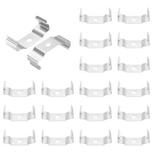 uxcell T8�N���b�v���ʃn���K�[�t���I���Z���g��T8 LED�d���z���_�[�N�����v���C�g���t�����LED�����Ɩ��p�����i U�X�^�C��18����