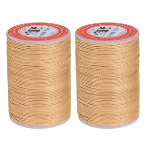 uxcell �ۂ����U�[�D�����b�N�X�� 85m / 93���[�h �|���G�X�e�����b�N�X�X�g�����O 0.65mm ���b�N�X�X�e�b�`�R�[�h ���U�[�N���t�g �u�b�N�o�C���f�B���O �u���X���b�g�҂� �p�[���z���C�g 2��