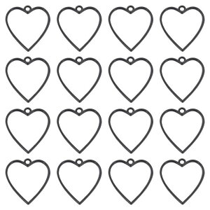 uxcell 16�� �I�[�v���x�[�� �n�[�g�����x�[���y���_���g �I�[�v���o�b�N�x�[�� ���^������t���[������ DIY�����N���t�g �C�������O��΍��p ��