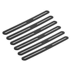 uxcell 6Pcs AWX^u tbgfBOv[gT|[g Xbgt@14.17 x 0.94C` XeXX`[ XbgXg[gu[X ؐƋp@