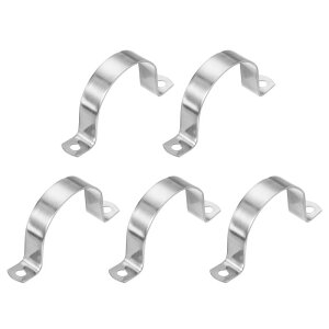 PATIKIL �T�h���o���h 63 mm���a 2������ �p�C�v�Œ���� 304�X�e�����X�|�T�h���o���h �z�Ǖ��i �p�C�v �P�[�u�����C�� �Œ�p 5��