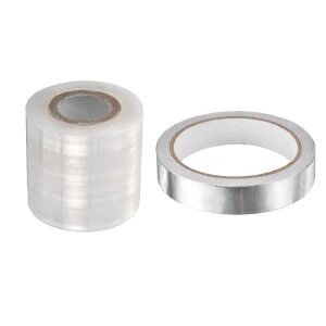 uxcell 2���[�� �t���[�c�c���[�ڂ��؃e�[�v6CM x 100M 2CM x 20M PE�L�΂��\�ȃK�[�f���ڂ��؃c�[���A�����ȔS���t���[���X�g���[�t�B���� �t���[�����c���[����у|���萁���p �z���C�g�V���o