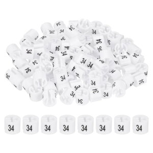 PATIKIL 100mnK[}[J[ ԍ34^O 3.0mmbh ߗރTCYnK[Nbv Fx ߗރnK[p zCg