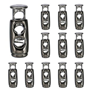 uxcell �v���X�`�b�N���X�v�����O�R�[�h���b�N �_�u���z�[�� �g�O���X�g�b�p�[ �t�@�X�i �[�X���C�_�[ �h���[�X�g�����O �V���[���[�X �p���R�[�h �o�b�O �ߗ� DIY�v���W�F�N�g�p �u���b�N 12