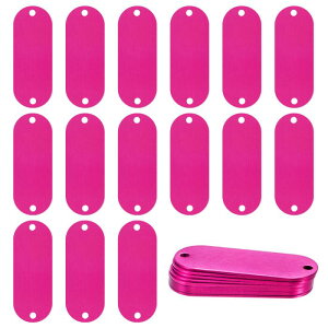 M METERXITY 25�p�b�N �󔒌��^�O 2 x 0.75 x 0.04( L x W x T ) �����p�����X�^���s���O�� �A���~�^�O ����/ DIY/ �����N���t�g�p 2�� ���t�� [���[�Y���b�h]