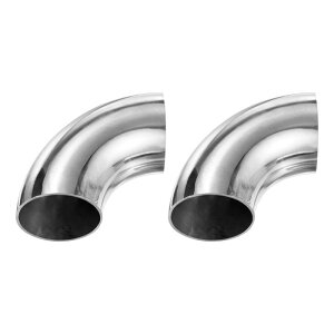 M METERXITY 2pbN OD 1.8" 90 x}hȂG{ 1.5 mm 304XeX|rCG{[pCv ԗrCVXe Ki肷Ȃp 80 mm