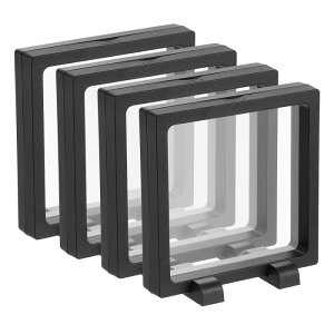 uxcell 4 3DfBXvCP[X 4.3 x 4.3 x 0.8" t[fBXvCz_[X^h PE΃Xg[W{bNX 