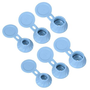 uxcell 6�� �{�g���󂫃L���b�v3�T�C�Y�V�����v�[�t���܃t���b�v�{�g���L���b�v�L�b�g�t���ܘR��h�~�L���b�v�V�����[�W�F���{�g�����[�V�����V�����v�[�L�b�`�������� �u���[
