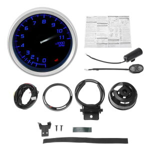 Hihaha 2" 52mm ^R[^[Q[W Jtȃ|C^[ RPM ^R[^[ ^RQ[W 0-11000RPM W/ ZT[ƃuPbg ^R[^[ J[ DC 12V