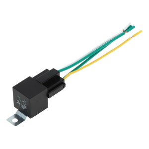 RATCHROLL 4 Pins 72V 40A 1 Pc Auto Re-lay with Metal HA-Nging Hole with Harness SoCK-Et Waterproof Car Re-lay 