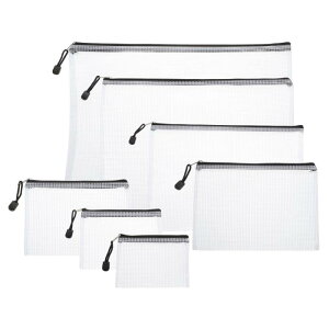 uxcell 7pcs bV Wbp[ |[` obO A3 A4 A5 A6 B4 B6 B8 vX`bN h bV t@C obO NA hLg Wbp[ |[`  ƒ s ItB X pi gD 