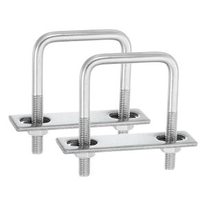 uxcell 2Zbg304XeXX`[XNGAU{g 2.05"i52mmj3.15"i80mmjM8ibg t[v[g KXPbgԃg[[ XL[{[g D pCvCp