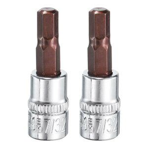 uxcell 7/32" Zprbg\Pbg 1/4" hCu SAE S2 X`[ XNGAhCu\Pbg `Fbg` ANZT[ p[hibghCo[ɕς 2 
