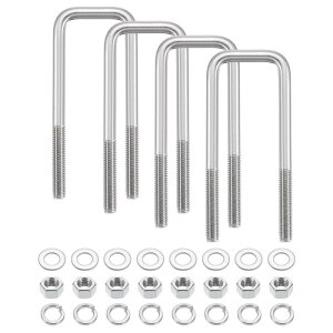 uxcell U{g 12Zbg2-1/16" x 6-5/16" - 304XeXX`[XNGAU{g bV[ƃibgt {[gg[[ԃg[[ZC{[gYƗpt@Xi[