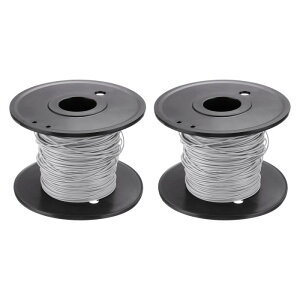 uxcell 30AW GC[30Q[WXghC[PVCtbNAbvC[ UL1007߂C[50m/164ftO[ Xv[tڑC[