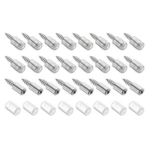 uxcell 24 ˂tIT|[gyO IsȐE˂tXN[Lrlbg~l[gT|[g I Ƌ {IpNA Xbvh~iNA/Vo[j