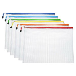 uxcell 6pcs bV Wbp[ |[` obO A4 13" x 9" vX`bN h bV t@C obO NA hLg Wbp[ |[`  ƒ s ItB X pi gD 6 F