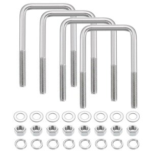 uxcell U{g 12Zbg3-1/16" x 5-5/16" - 304XeXX`[XNGAU{g bV[ƃibgt {[gg[[ԃg[[ZC{[gYƗpt@Xi[