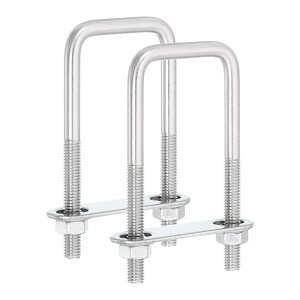 uxcell 2Zbg304XeXX`[XNGAU{g 1.65"i42mmj3.94"i100mmjM8ibg t[v[g KXPbgtԃg[[ XL[{[g tBbVO{[g pCv