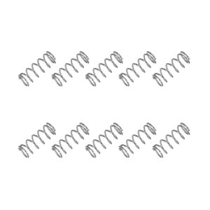 uxcell �~�j���k�R�C���΂� ���k�X�v�����O �����΂� 6mm OD 0.7mm���C���a 15mm���R���� 304�X�e�����X�| �ƒ�C���p DIY�v���W�F�N�g�p �V���o�[�g�� 10����