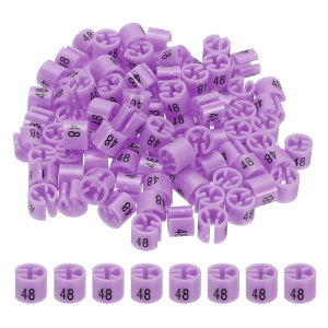 PATIKIL 100 mnK[}[J[ ԍ48^O 3 mmbhɃtBbg ߗރTCY^O nK[Nbv ی^J[R[hx ߗރnK[p p[vsN