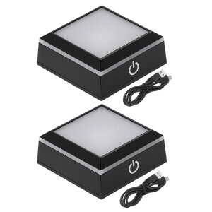 PATIKIL LED Cgx[X ~߃XNGAfBXvCX^h 2 LED 6Ɩ[h }`J[ tbgCgx[X KX{[ 3D  p[eB[fR[Vp 
