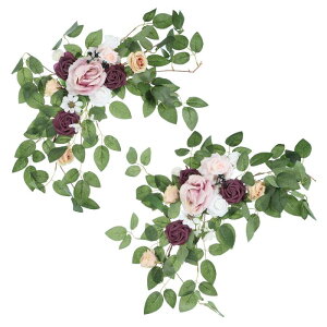 PATIKIL �E�F�f�B���O�A�[�`�̉ԁA2�̐l�H�V���N�t�F�C�N���[�Y�t�����[�X���b�O�A���[�t�t���E�F���J���T�C���Z�����j�[���Z�v�V�����p�[�e�B�[�����p�A�_�[�N���[�Y/�t�N�V�A