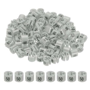 PATIKIL 100 mnK[}[J[ ԍ50^O 3 mmbhɃtBbg ߗރTCY^O nK[Nbv ی^J[R[hx ߗރnK[p O[